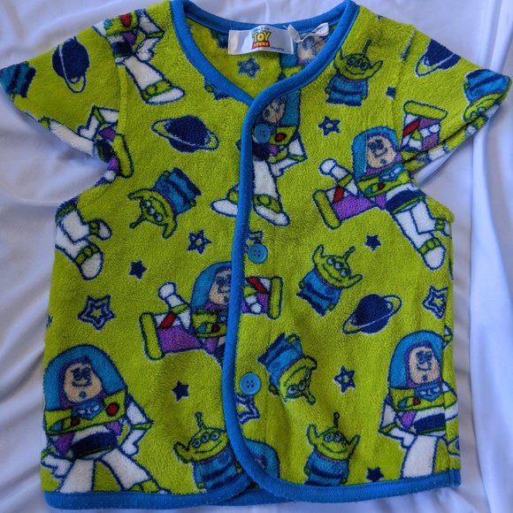 Japan Toy Story House Coat Hanten Buzz Lightyear 3 Years Old 3T Vest - Picture 1 of 7